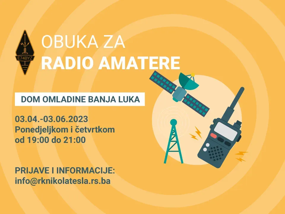 Počinje obuka za radio amatere