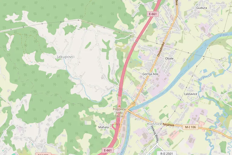 Lokacija Meshtastic gatewaya u Klašnicama